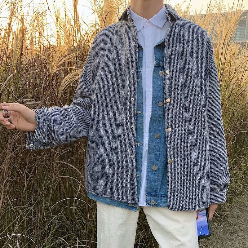 Men's Trendy High Street Woolen Coat